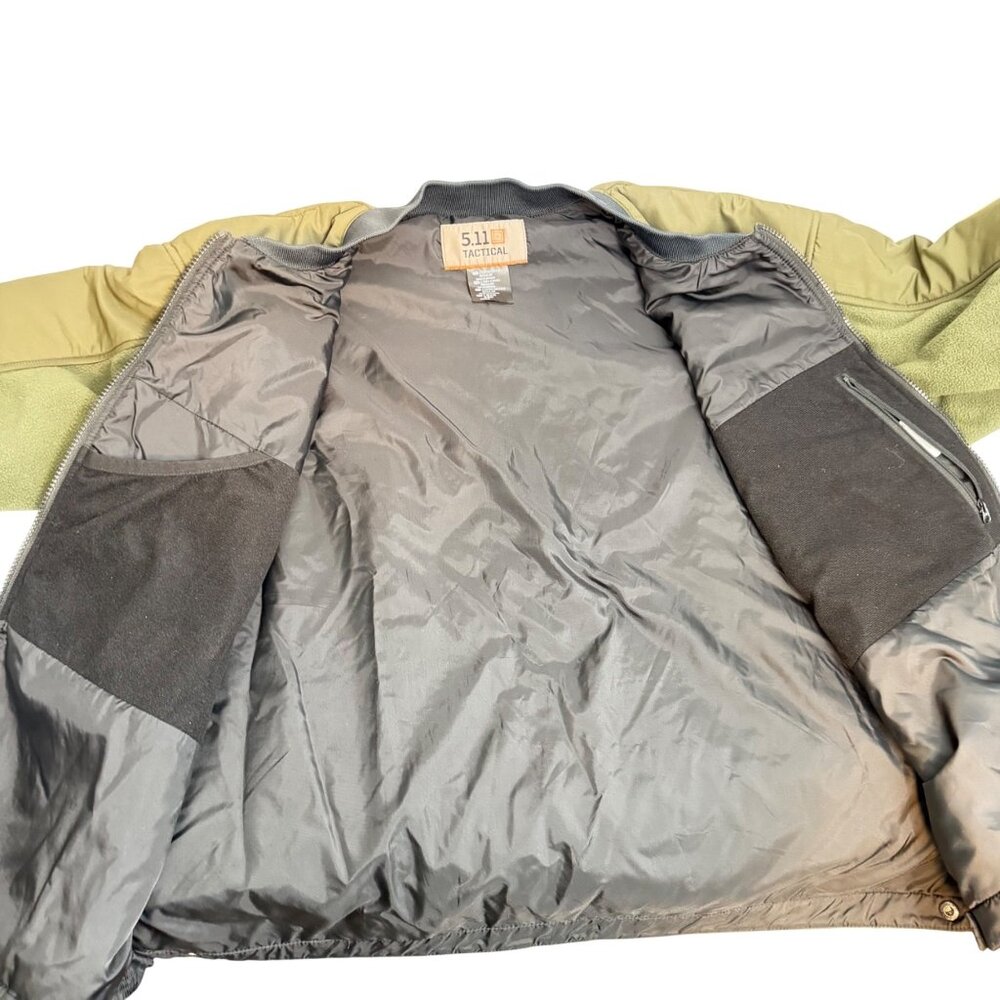 5.11 Tactical Patrol Fleece Jacket Liner - Green - 2XL (48027-890) - Picture 5 of 8